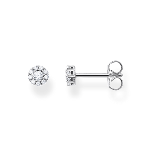 Thomas Sabo Ear studs silver white stones
