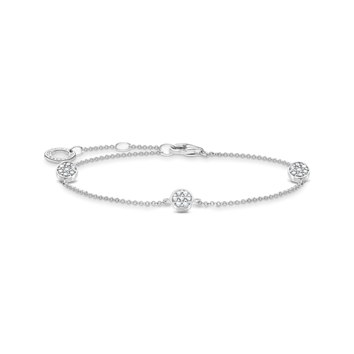Thomas Sabo Bracelet silver pave stone set