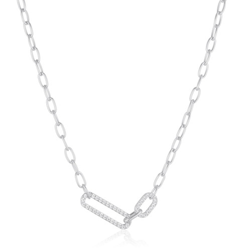 SIF JAKOBS NECKLACE CAPIZZI DUE - WITH WHITE ZIRCONIA