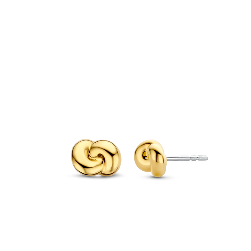 TI SENTO - Milano Gold Plated Silver stud Earrings