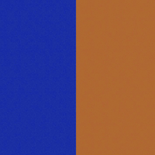 Les Georgettes Leather insert - Bracelets & Bags  Denim Blue / Canyon 25mm