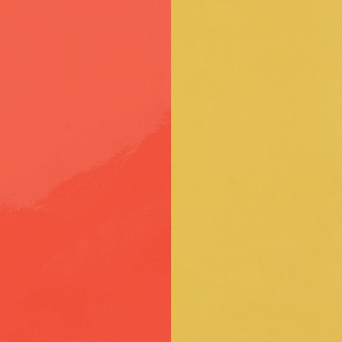 Les Georgettes Fluid perspex insert - Neon Orange / Canary Yellow 8mm