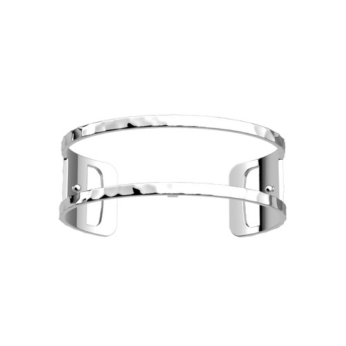 Les Georgettes Pure Martelée Bracelet 25 mm Silver finish