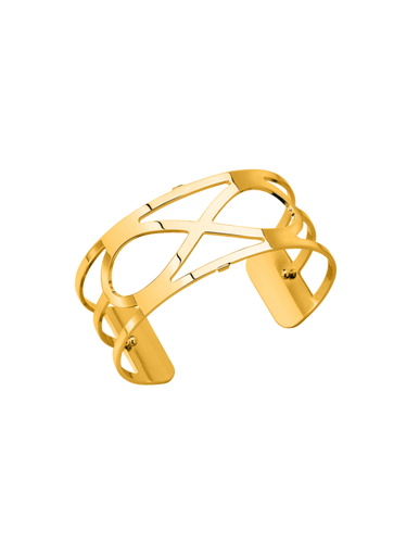 Les Georgettes Infini Bracelet 25 mm Gold Finish