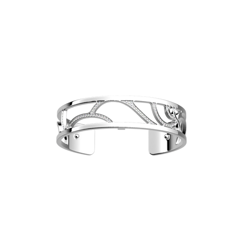 Les Georgettes Floral Bracelet 14 mm Silver finish