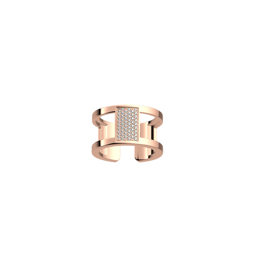 Les Georgettes Barrette ring 12 mm Rose gold finish