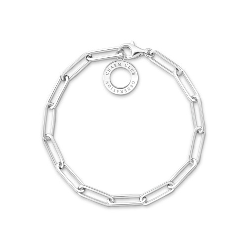 Buy Thomas Sabo Charm Bracelet With Beads Of Rose Quartz and Chain Links  Silver from the Laura Ashley online shop