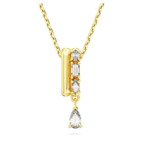 Swarovski Imber pendant
Mixed cuts, White, Gold-tone plated