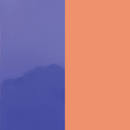 Les Georgettes Leather insert - Bracelets & Bags Patent Purple / Salmon Pink 25mm