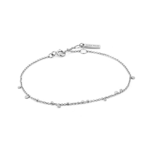 Ania Haie Silver Geometry Mixed Discs Bracelet