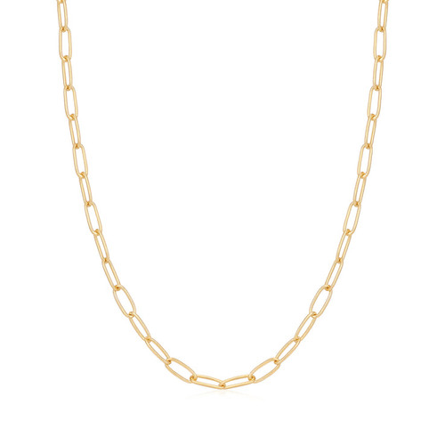 Ania Haie Gold Link Charm Chain Necklace