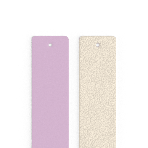 Les Georgettes Leather insert - Bracelets, Magnolia / Pearl White 25mm