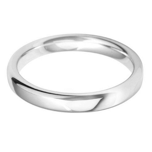 18 ct White Gold Wedding band