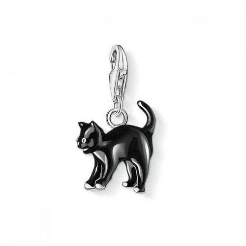 Thomas Sabo Charm Club Silver Black Cat Charm