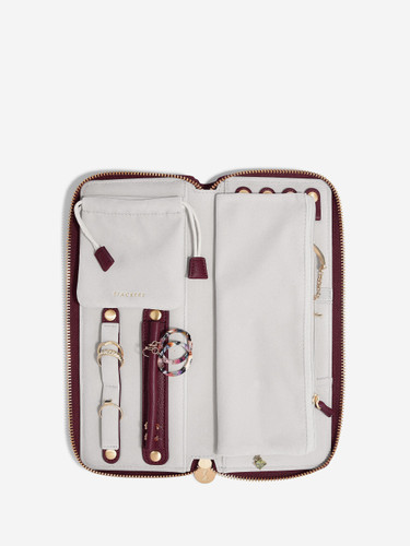 Jewellery Roll Burgundy