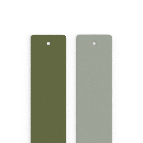 Leather insert - Bracelets, Olive / Fresh Water