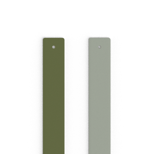 Leather insert - Bracelets, Olive / Fresh Water