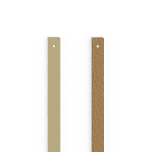 Leather insert - Bracelets, Fine Sand / Caramel