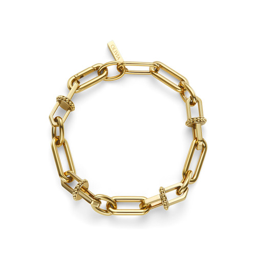 Trend Edition Anchor Link Gold Plated Bracelet