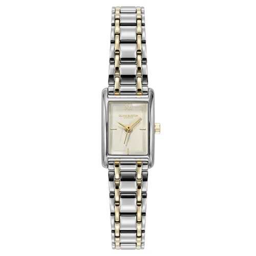 Olivia Burton Classic 16mm Mini Grove White & Two Tone Bracelet Watch
