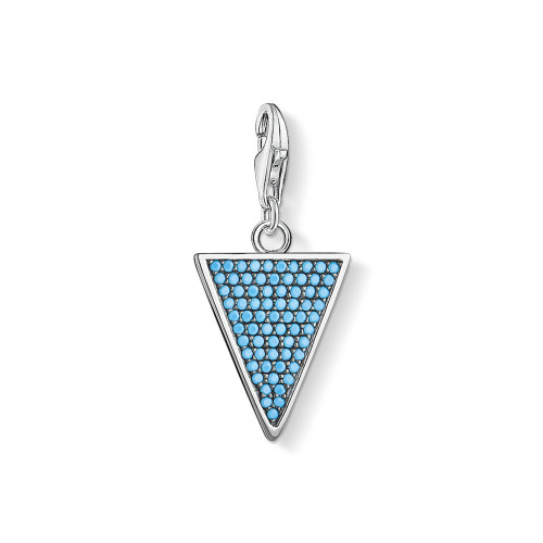 Thomas Sabo Charm pendant triangle turquoise