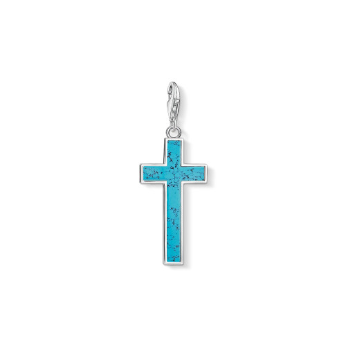 Thomas Sabo Charm pendant turquoise cross