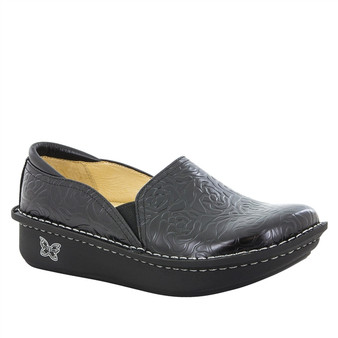 alegria clogs black