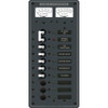 Blue Sea 8074 AC Main +8 Positions Toggle Circuit Breaker Panel  (White Switches) [8074]