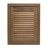 Whitecap Teak Louvered Door & Frame - Right Hand - 15" x 20" [60724]