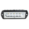 Lumitec Capri2 - Flush Mount LED Flood Light - Black Housing - 2-Color White\/Blue Dimming [101186]