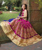 Purple color Net Fabric Kids Wear Lehenga Choli