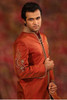Amazing Red Maroon Kela Brocade Designer Sherwani1041