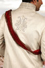 Amazing Fog color Brocade Silk Designer Sherwani1151