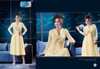 Amazing Yellow Georgette Kurti Top1375