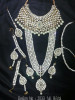 Stunning Heavy Stone & Pearl Work Bridal Necklace Set1941