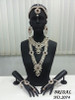 Stunning Heavy Stone & Pearl Work Bridal Necklace Set1944