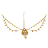 Stunning Gold Plated Ruby Work Maang Tikka1990