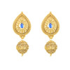 Stunning Gold Plated Leave Pattern Earrings2005