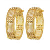 Stone studded Gold Plated Set of Kada