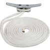 Sea-Dog Double Braided Nylon Dock Line - 1\/2" x 25 - White [302112025WH-1]