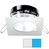 i2Systems Apeiron PRO A503 - 3W Spring Mount Light - Square\/Round - Cool White  Blue - White Finish [A503-32AAG-E]