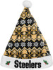 FOCO NFL Pittsburgh Steelers Knit Holiday Santa Hat Cap, Team Color, One Size