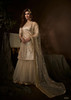 Ivory color Soft Net Fabric Palazzo Suit