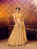 Orange color Soft Net Fabric Lehenga Choli