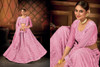 Pink color Net Fabric Lehenga Choli