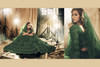 Green color Net Fabric Lehenga Choli