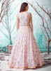 Gorgeous Powder Pink Net Gown3763