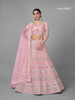 Pink color Soft Net Fabric Lehenga Choli