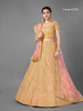 Orange color Art Silk Fabric Lehenga Choli