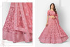 Pink color Soft Net Fabric Heavily Embroidered Lehenga Choli